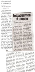 Jett Acquitted of Murder